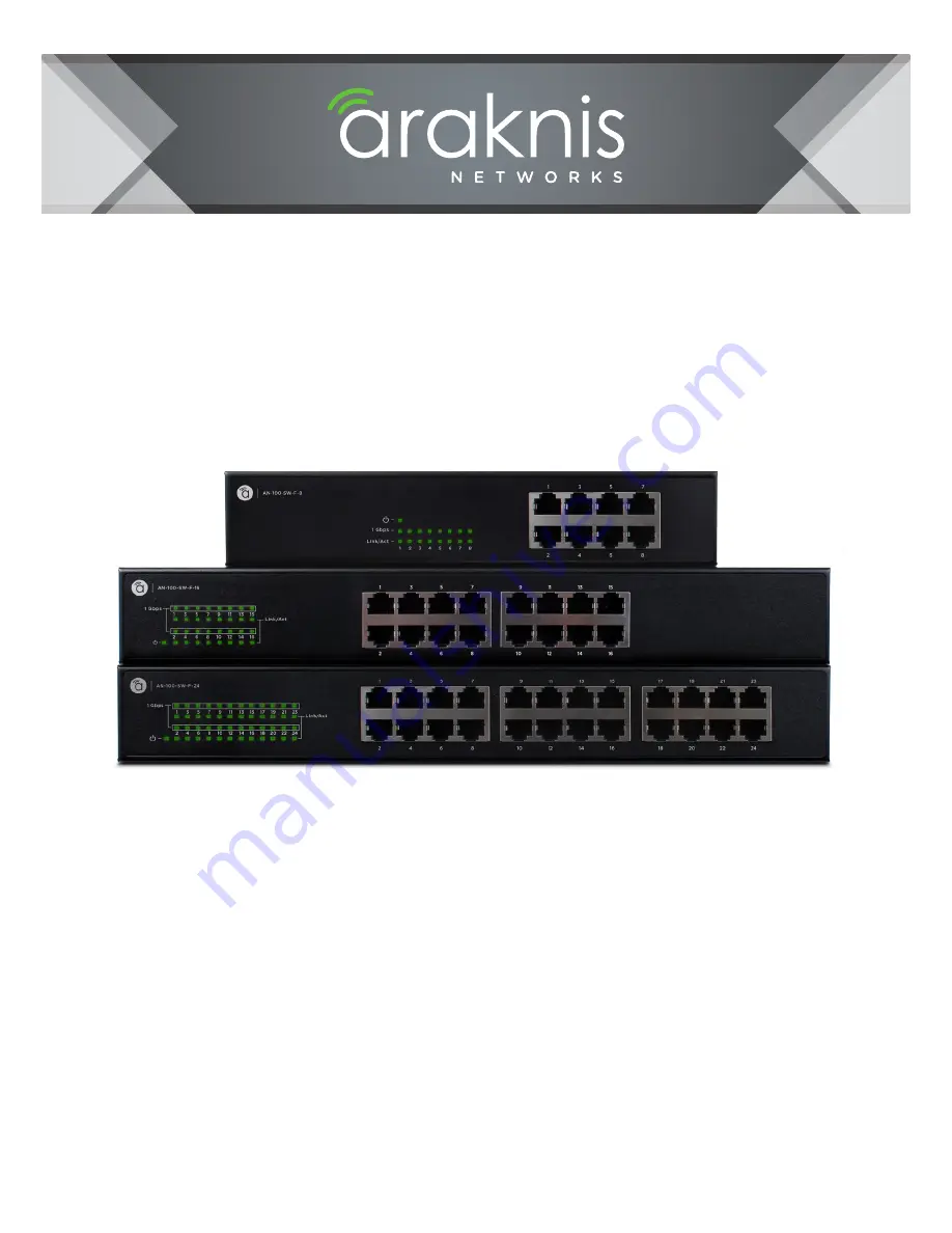 Araknis Networks 100 Series Quick Start Manual Download Page 1