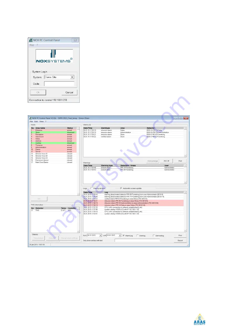 Aras NOXSYSTEMS NOX User Manual Download Page 32