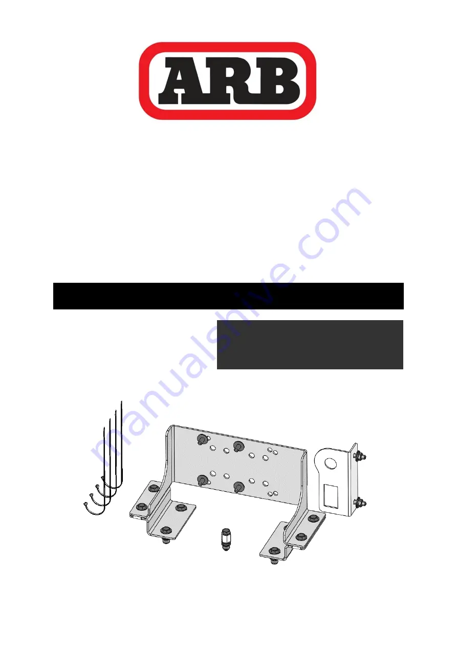 ARB 3540320 Installtion Manual Download Page 1