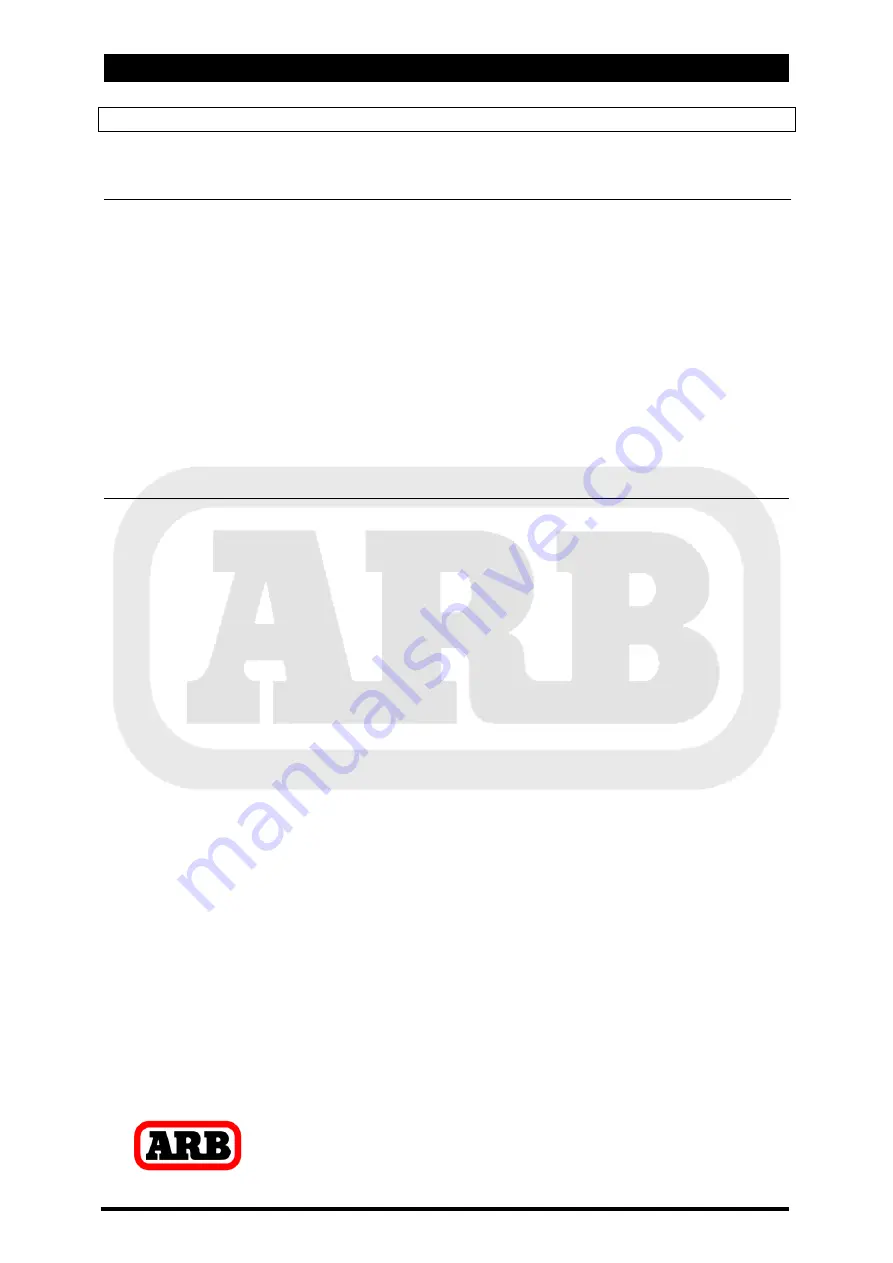 ARB 3540320 Installtion Manual Download Page 5