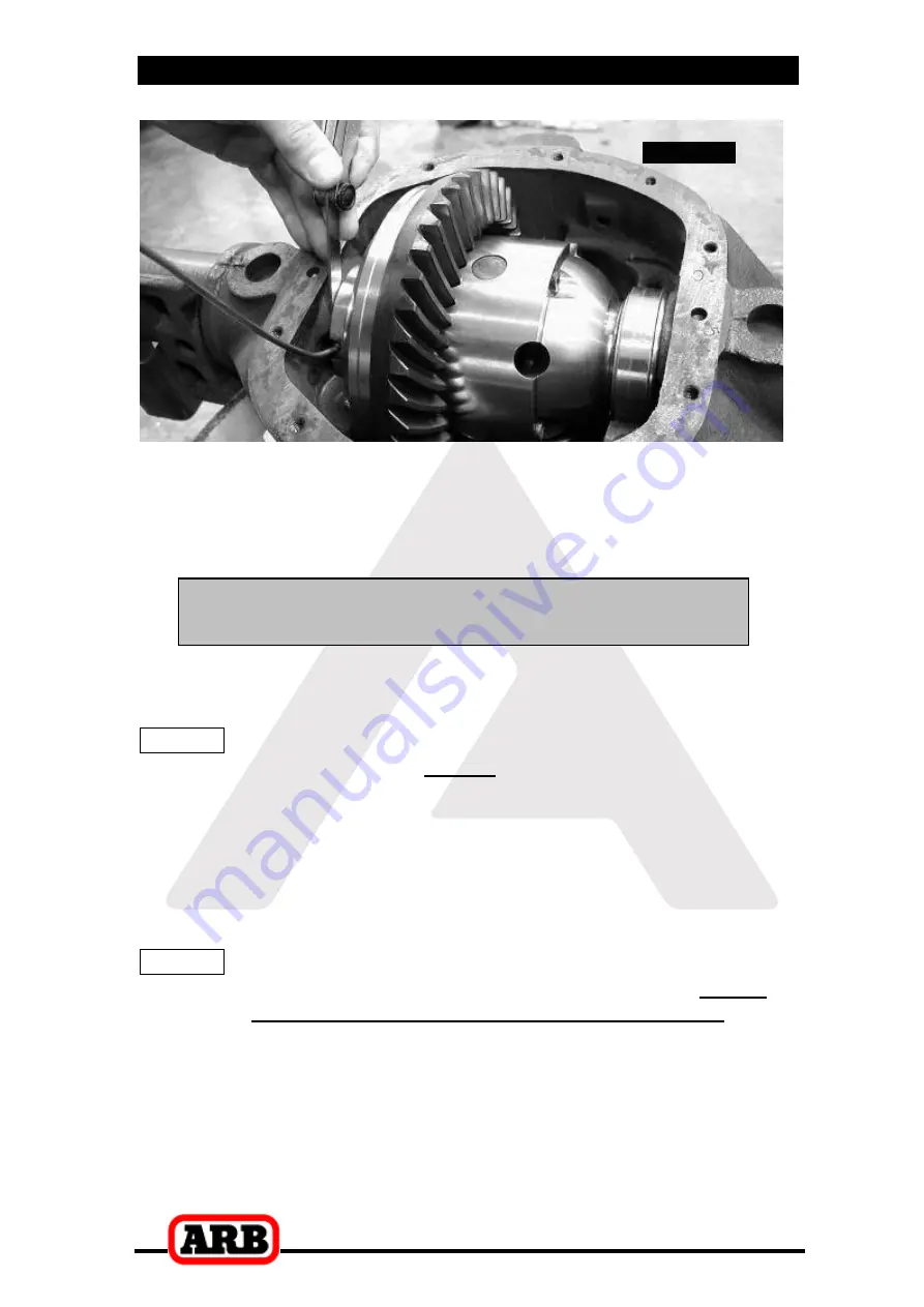 ARB AIRLOCKER RD109 Installation Manual Download Page 21