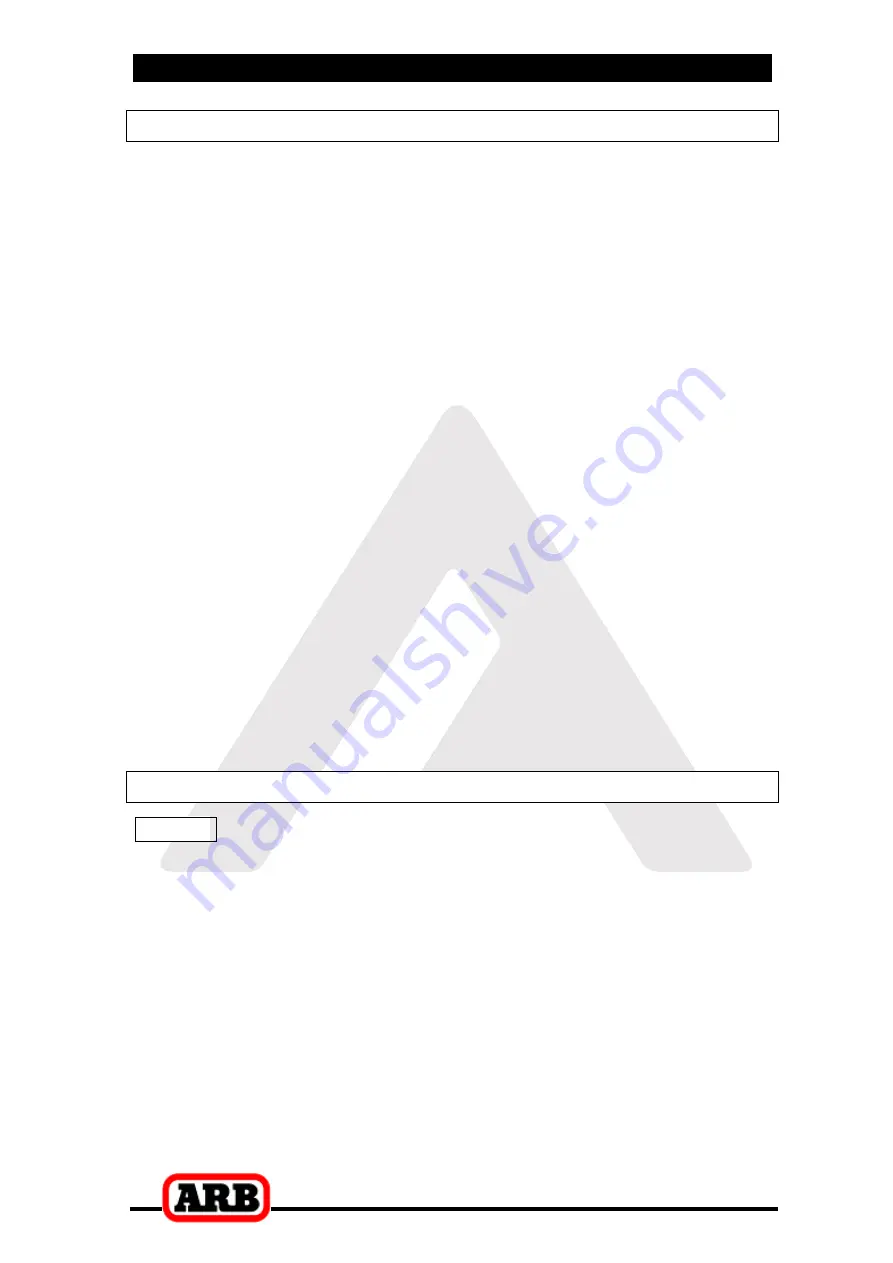 ARB AIRLOCKER RD109 Installation Manual Download Page 39