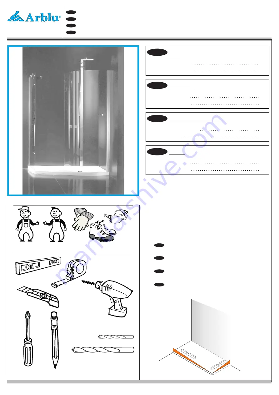 Arblu AQUA 150 Assembly Instructions Download Page 1