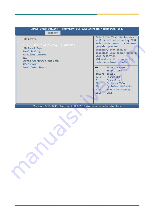 Arbor Technology EmCORE-i65M3 User Manual Download Page 70