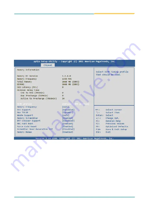 Arbor Technology EmCORE-i65M3 User Manual Download Page 74