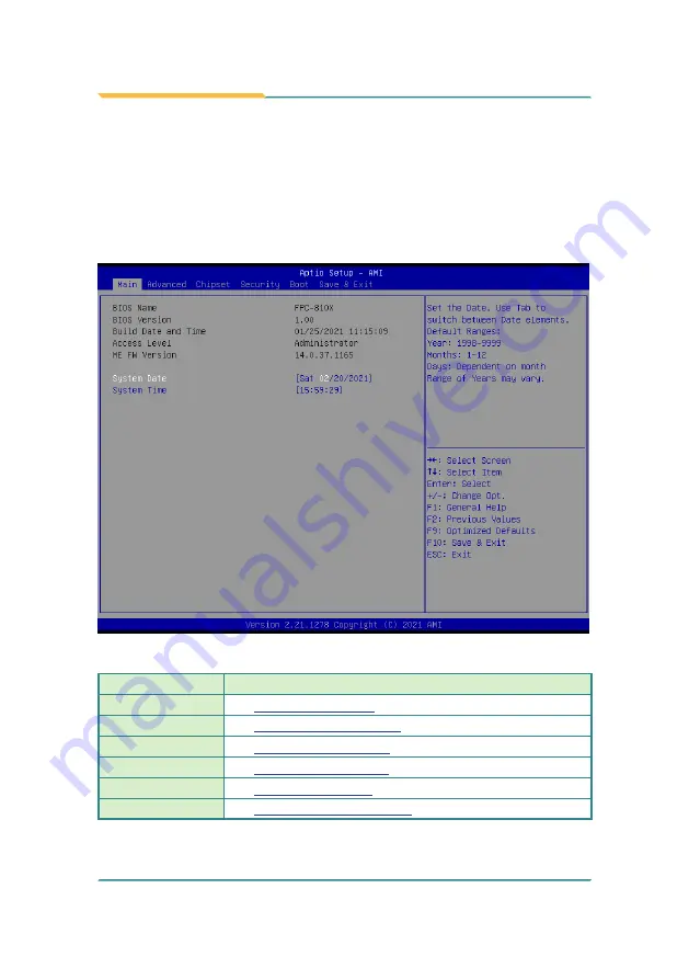 Arbor Technology FPC-8100 Series User Manual Download Page 70