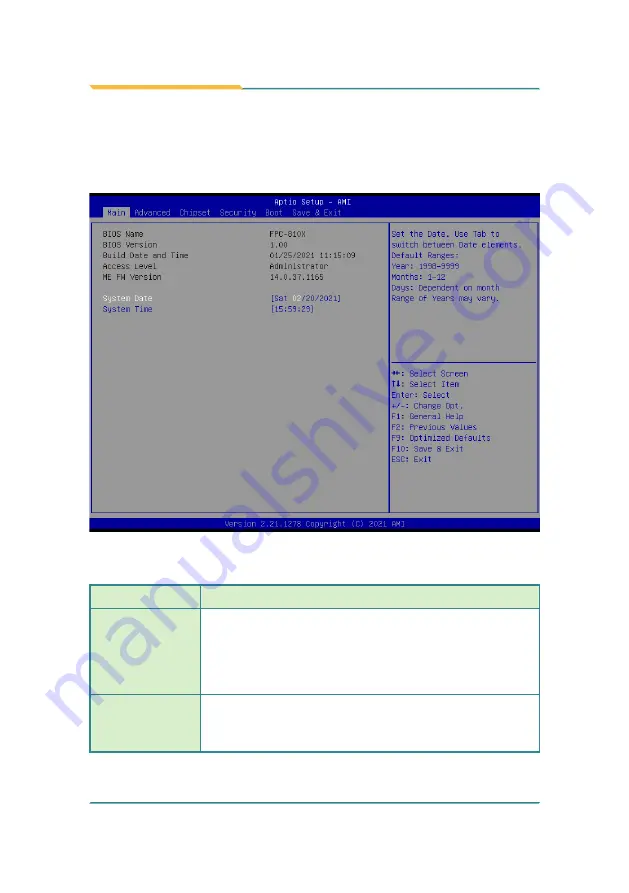 Arbor Technology FPC-8100 Series User Manual Download Page 72