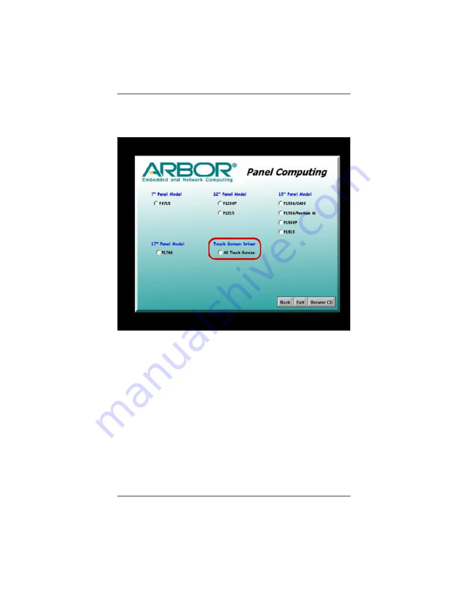 Arbor Technology P1515 Quick Installation Manual Download Page 20