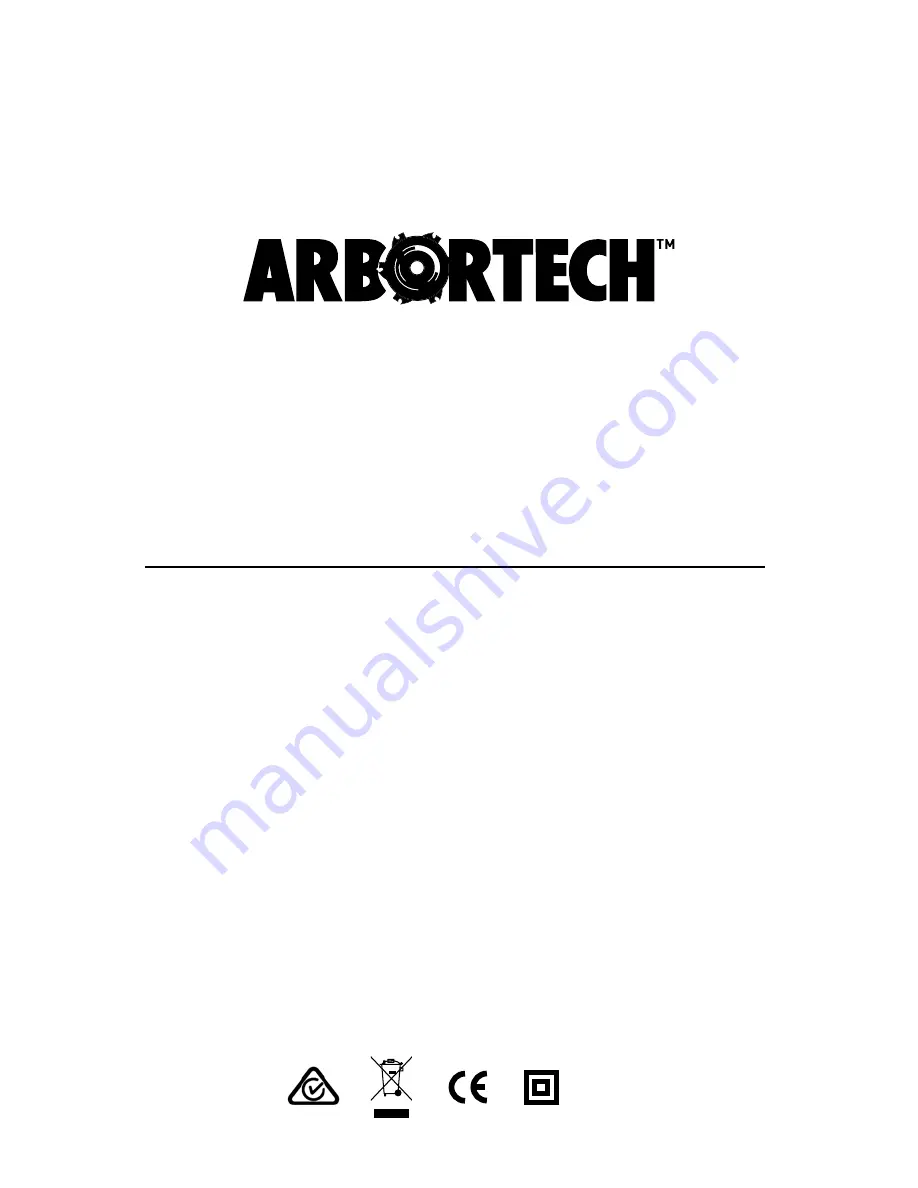 Arbortech MINI CARVER Скачать руководство пользователя страница 1