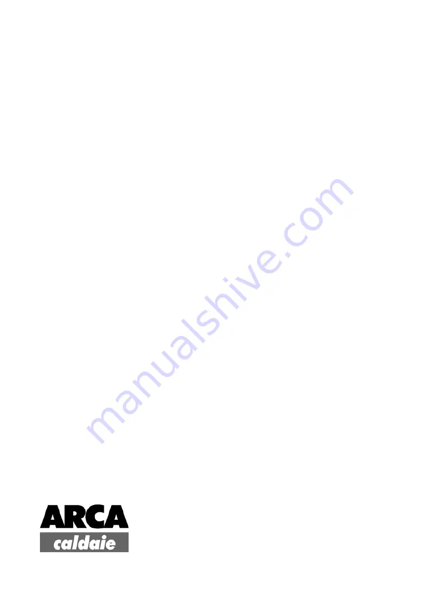 Arca Caldaie ASPIRO A 29 R/SA Installation Operation & Maintenance Download Page 38