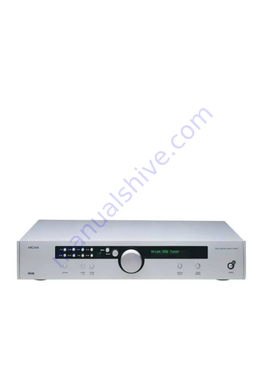 Arcam DiVA DT81 Скачать руководство пользователя страница 1