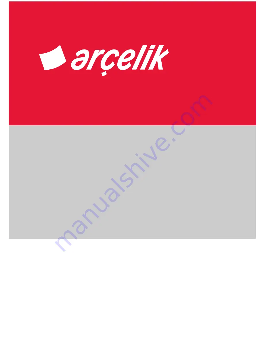 arcelik 6083 H User Manual Download Page 1