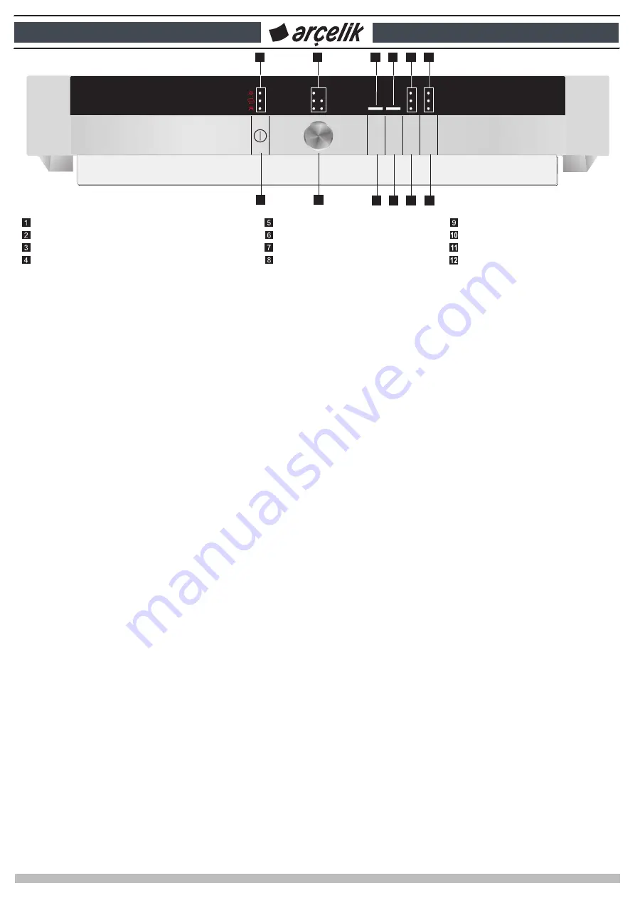 arcelik 6254 Скачать руководство пользователя страница 1