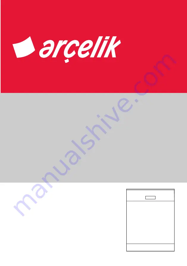 arcelik 63103 I WF Скачать руководство пользователя страница 1