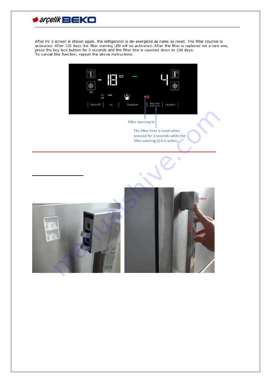 arcelik BEKO COSMOS Service Handbook Download Page 184