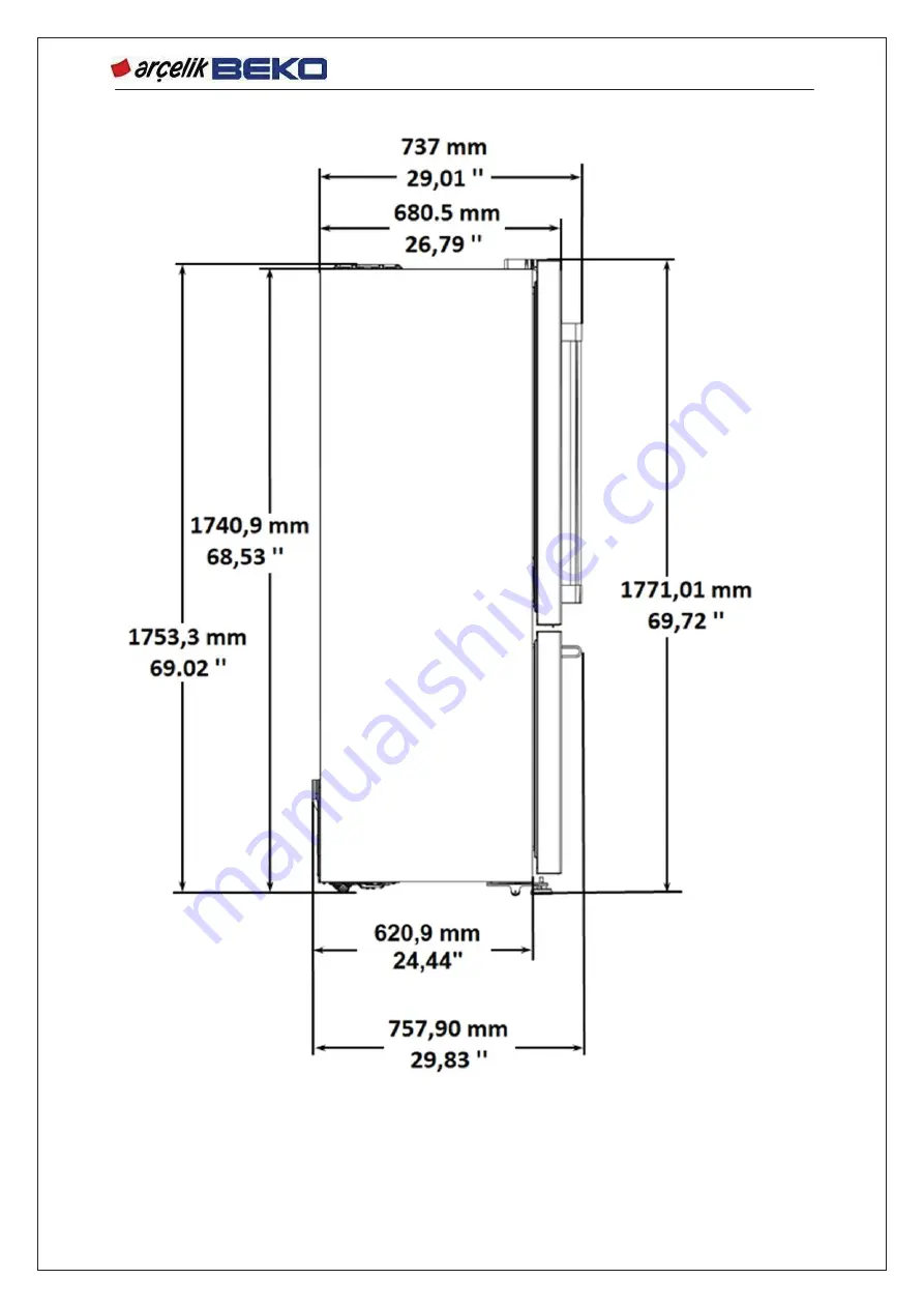 arcelik BEKO G91629NWU Service Manual Download Page 10