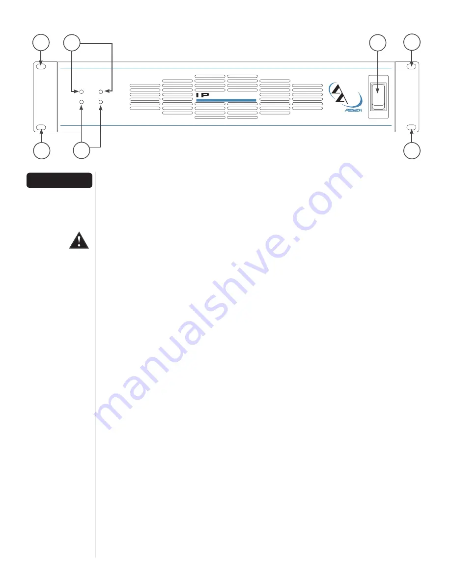 Architectural Acoustics IP-Six Скачать руководство пользователя страница 20