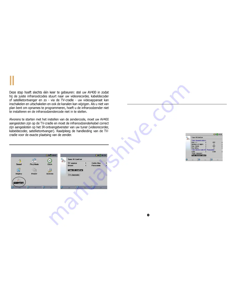 Archos AV400 Series (Dutch) Gebruikershandleiding Download Page 19