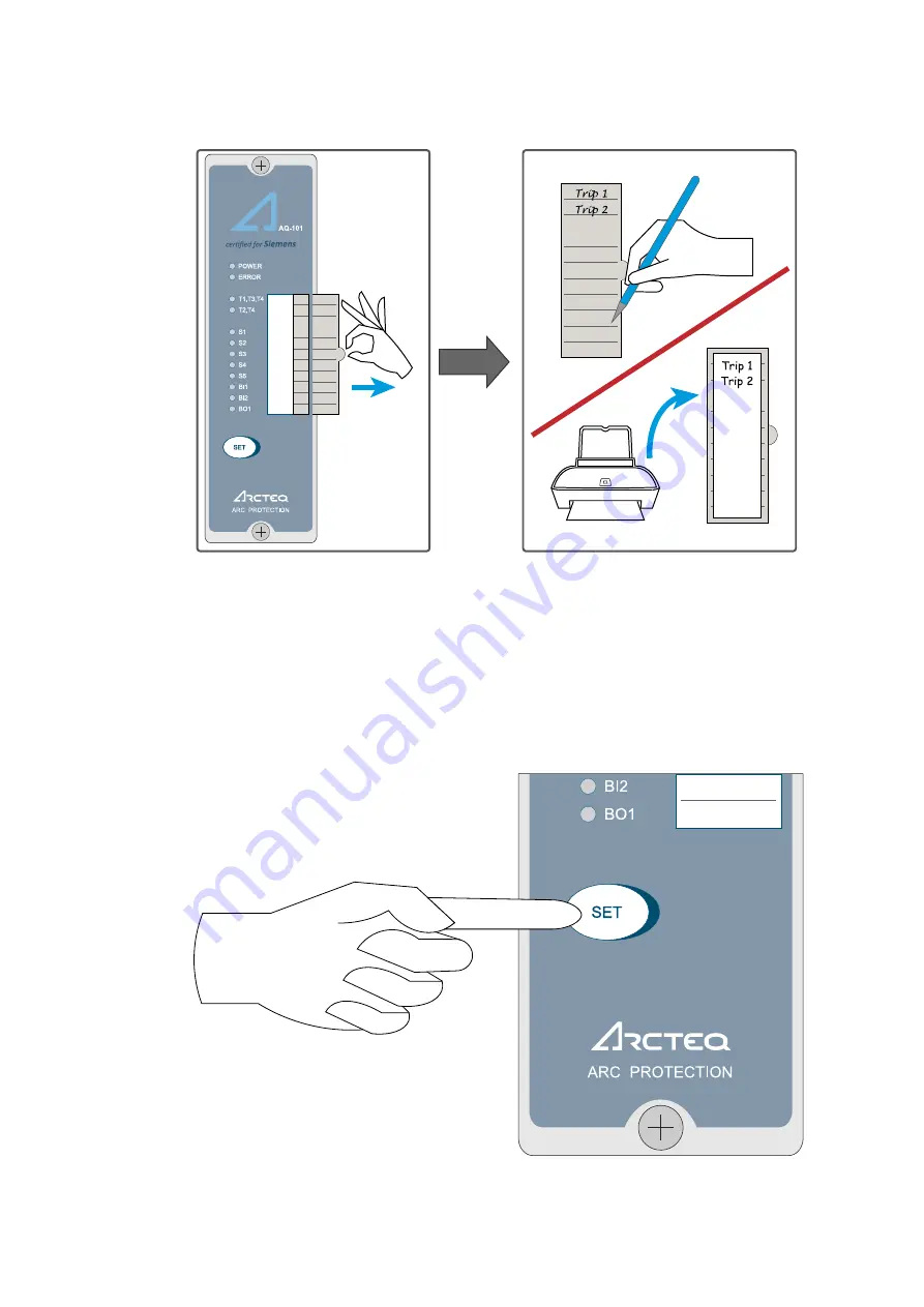 Arcteq AQ-01 Instruction Manual Download Page 34