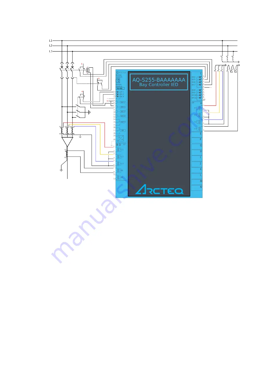 Arcteq AQ-S255 Instruction Manual Download Page 215