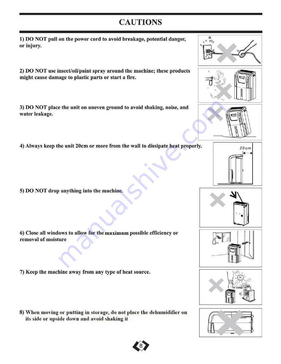 Arctic Air ADR70A1C Owner'S Use & Care Manual Download Page 9