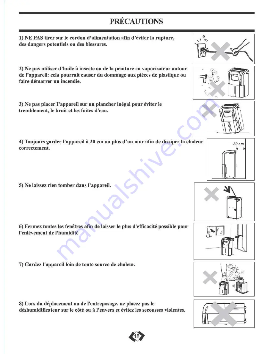 Arctic Air ADR70A1C Owner'S Use & Care Manual Download Page 19