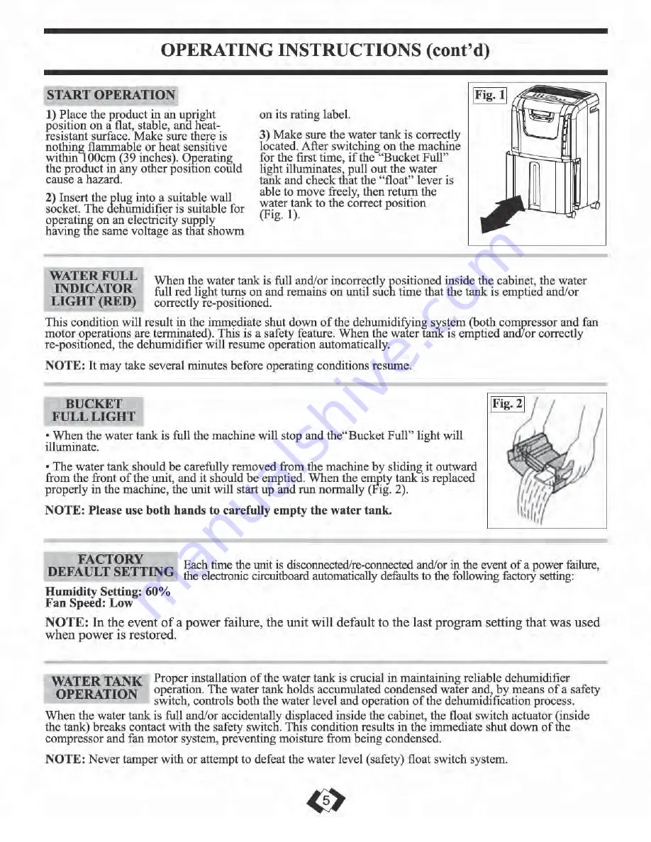 Arctic Aire ADR30A1G Owner'S Use And Care Manual Download Page 6