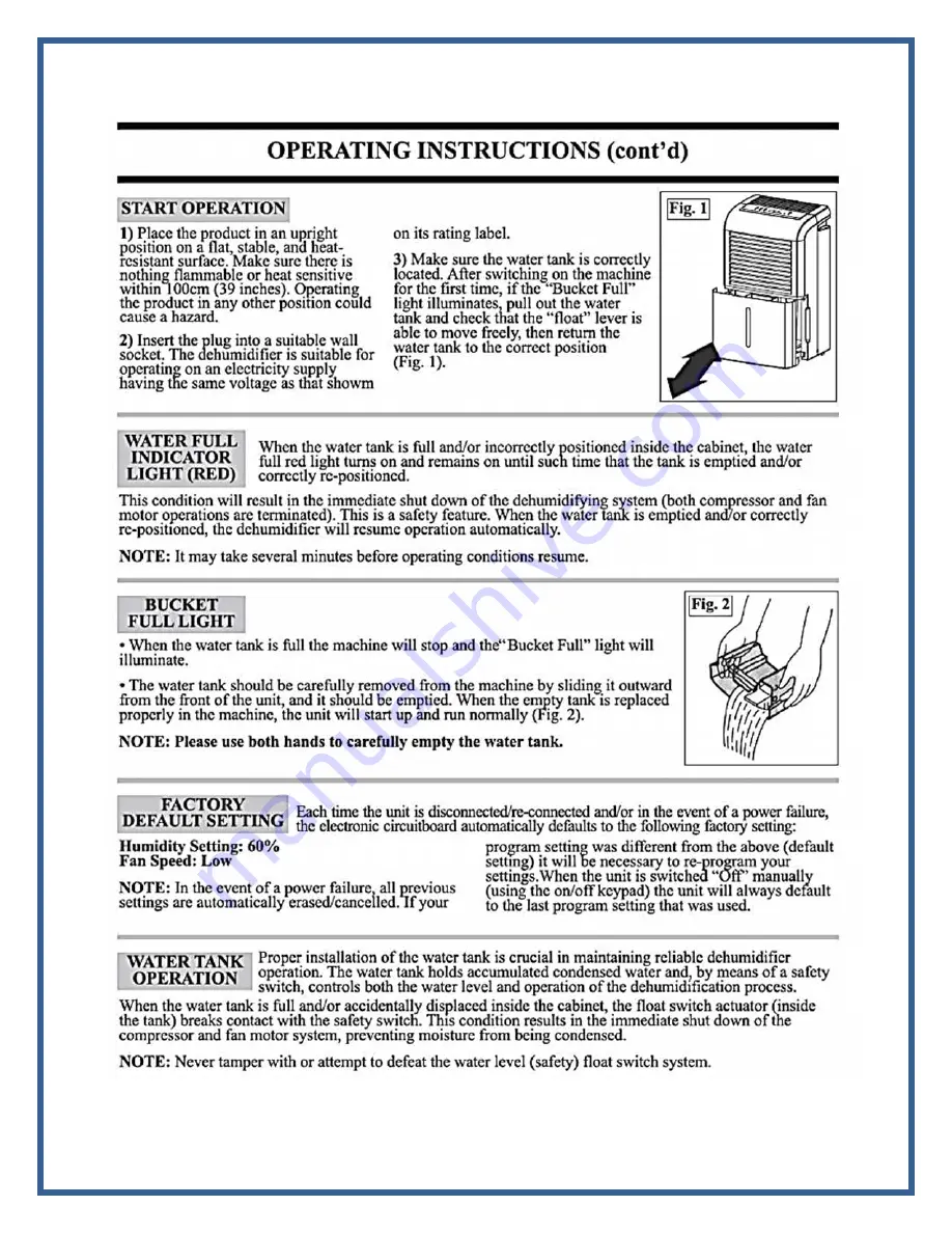 Arctic Aire ADR50A2G Owner'S Use And Care Manual Download Page 6