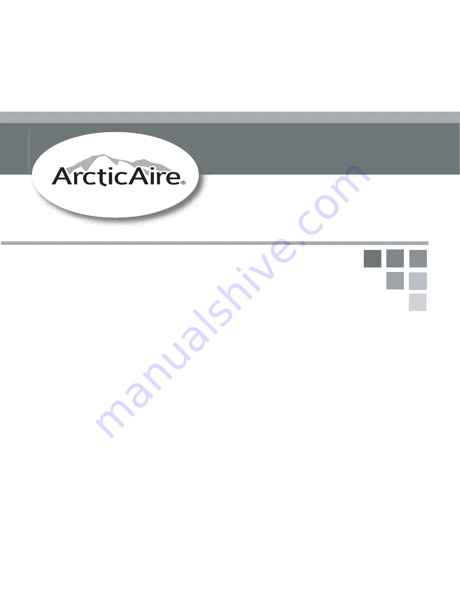 Arctic Aire DPA80C1WA Owner'S Use And Care Manual Download Page 1