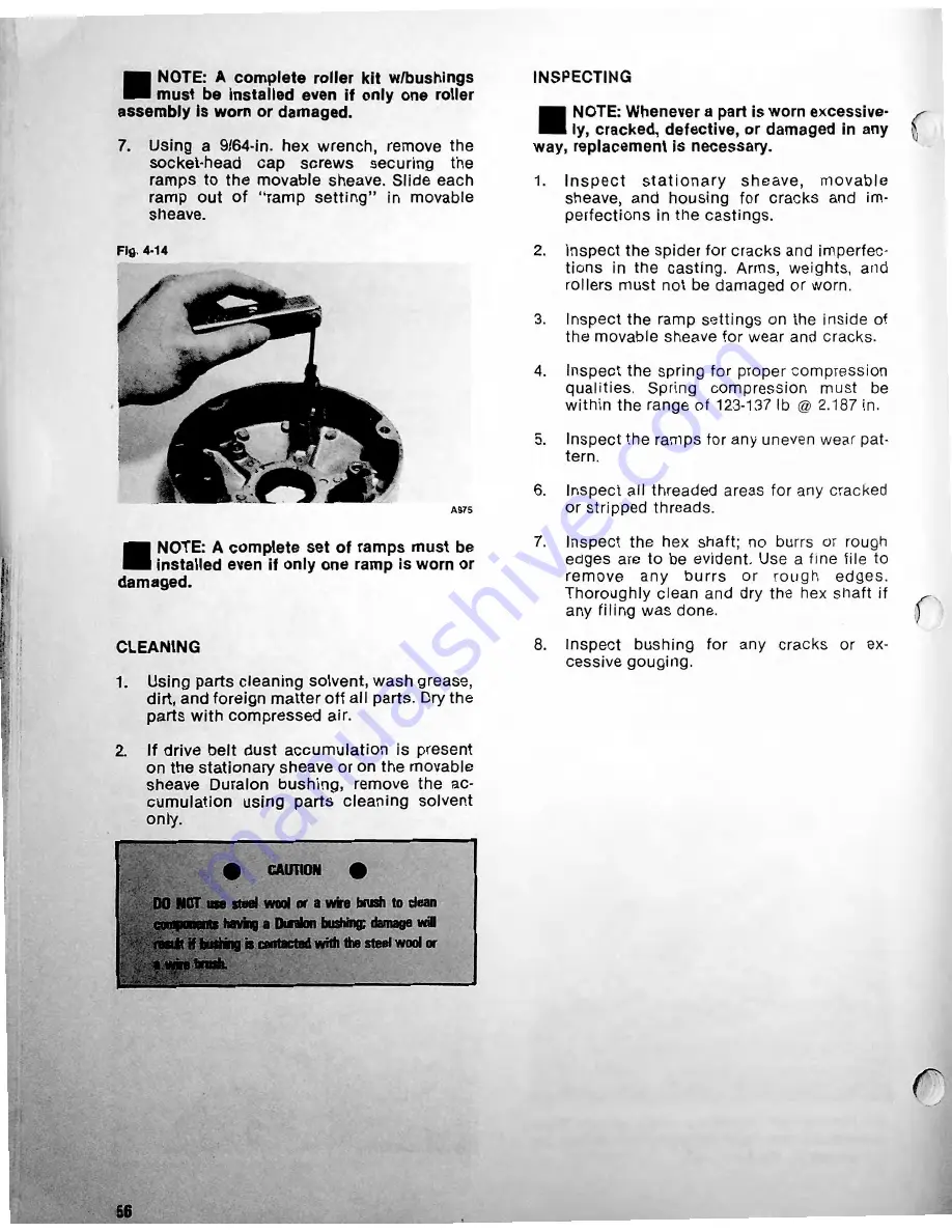 Arctic Cat EL TIGRE 1980 Service Manual Download Page 62