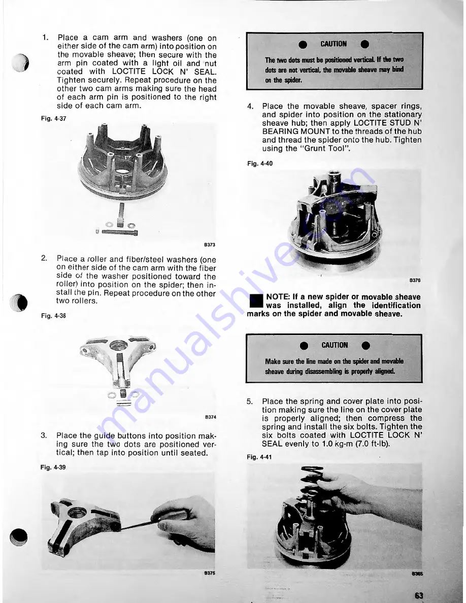 Arctic Cat EL TIGRE 1980 Service Manual Download Page 69