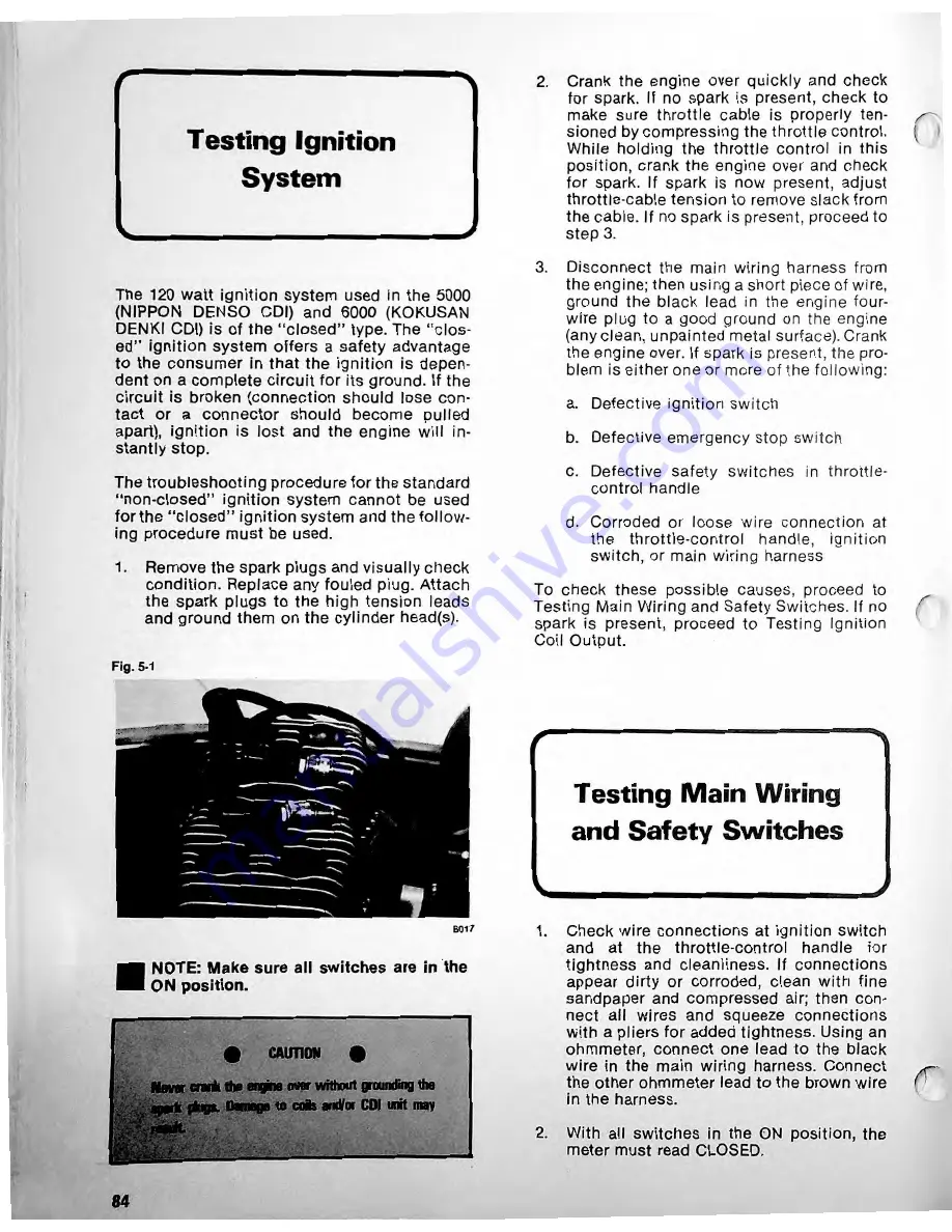 Arctic Cat EL TIGRE 1980 Service Manual Download Page 90