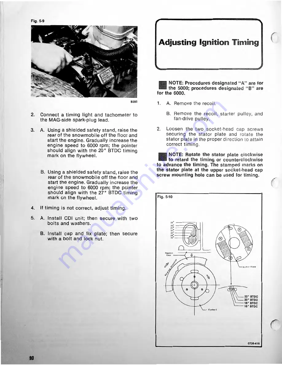 Arctic Cat EL TIGRE 1980 Service Manual Download Page 96