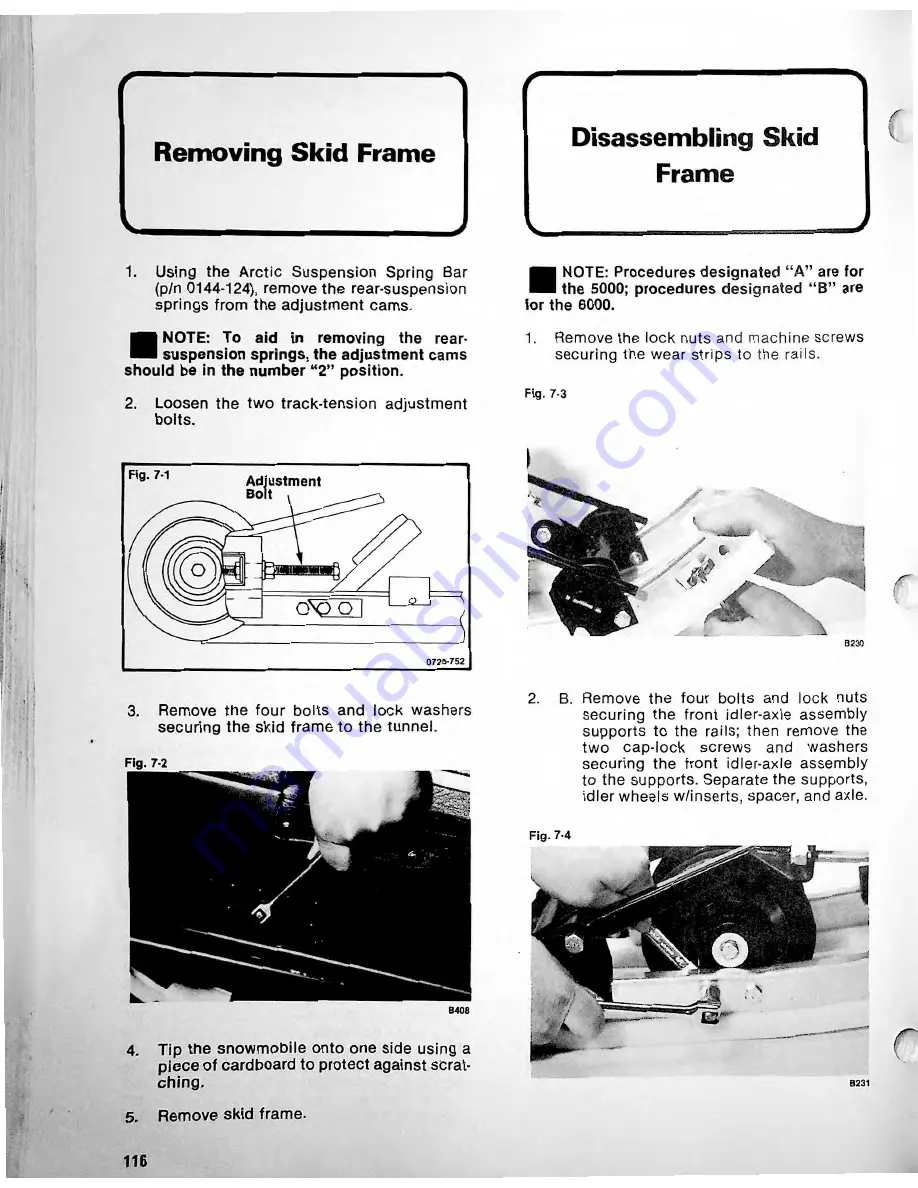 Arctic Cat EL TIGRE 1980 Service Manual Download Page 122