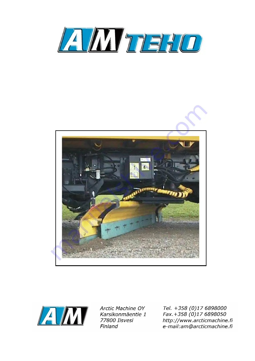 Arctic Machine AM TEHO 5 Owner'S Manual & Service Manual Download Page 1