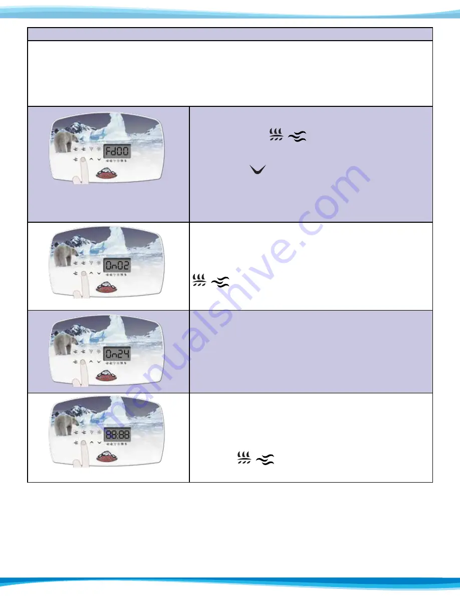 Arctic Spas Onzen Technical Manual Download Page 19