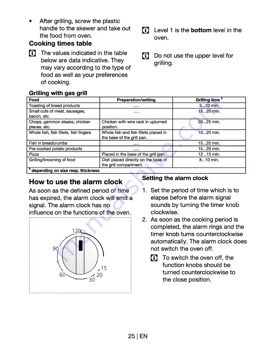 Arctic AG 66 DTTLW Operating Instructions Manual Download Page 26