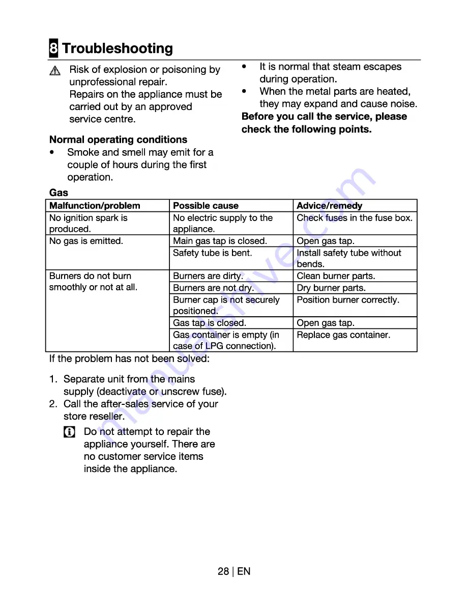 Arctic AG 66 DTTLW Operating Instructions Manual Download Page 29