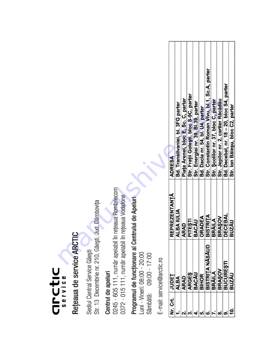 Arctic AG 66 DTTLW Operating Instructions Manual Download Page 57