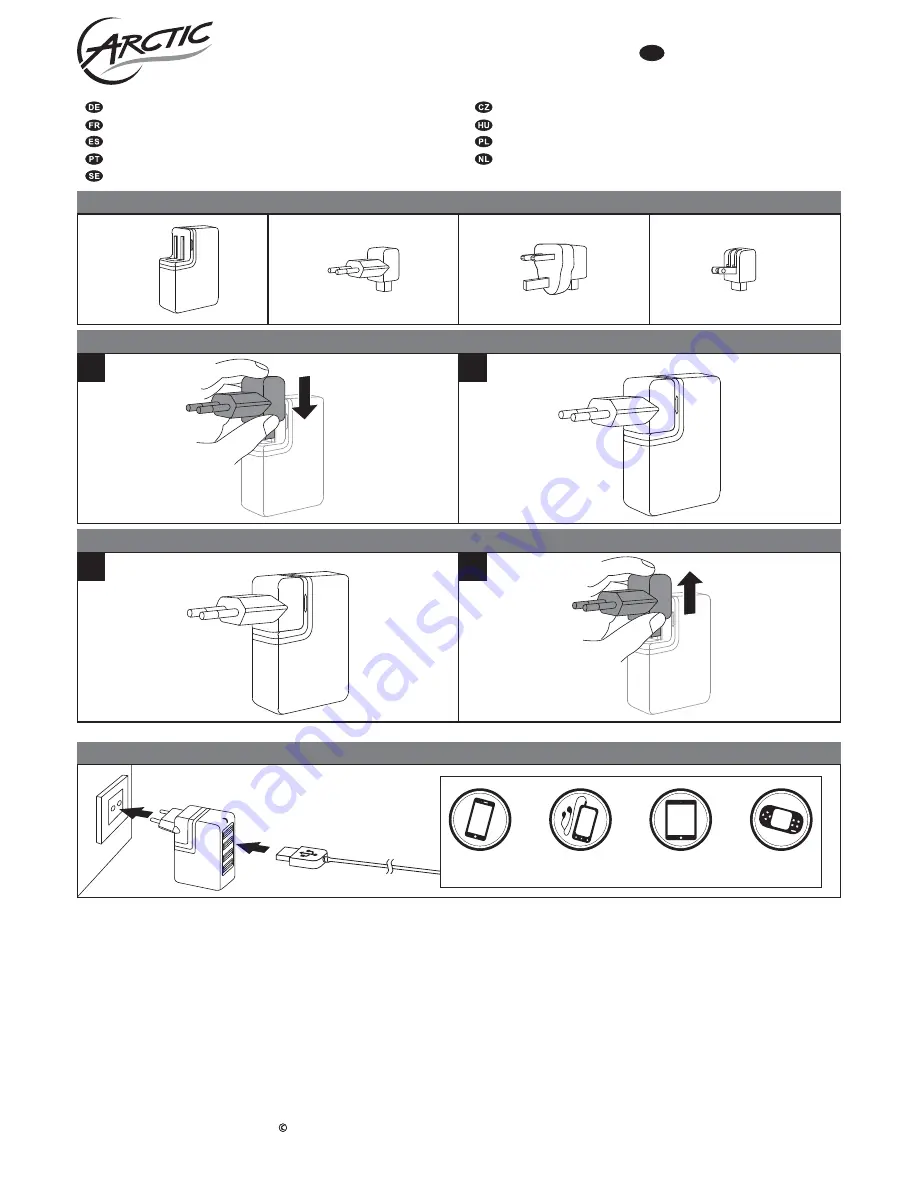 Arctic Charger PRO 4 Скачать руководство пользователя страница 1