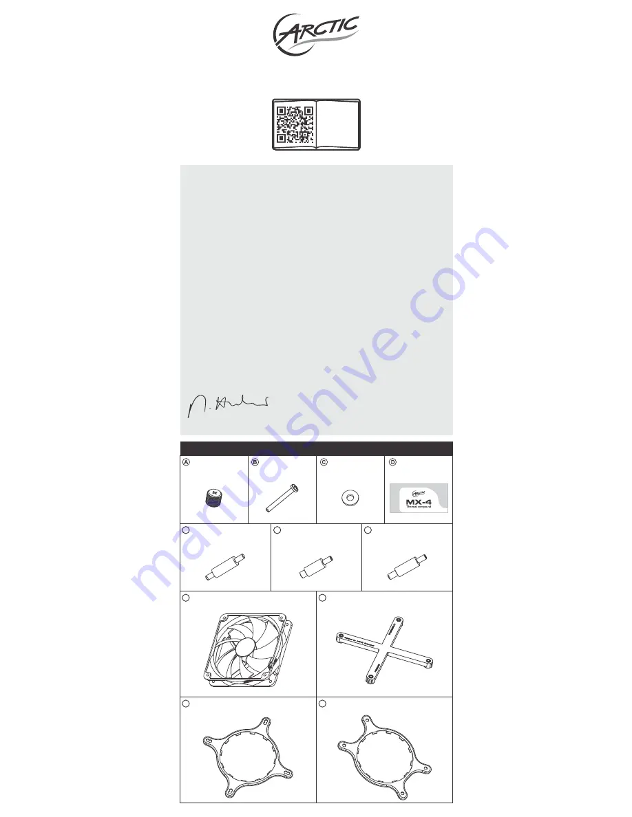 Arctic Liquid Freezer 240 Installation Manual Download Page 1