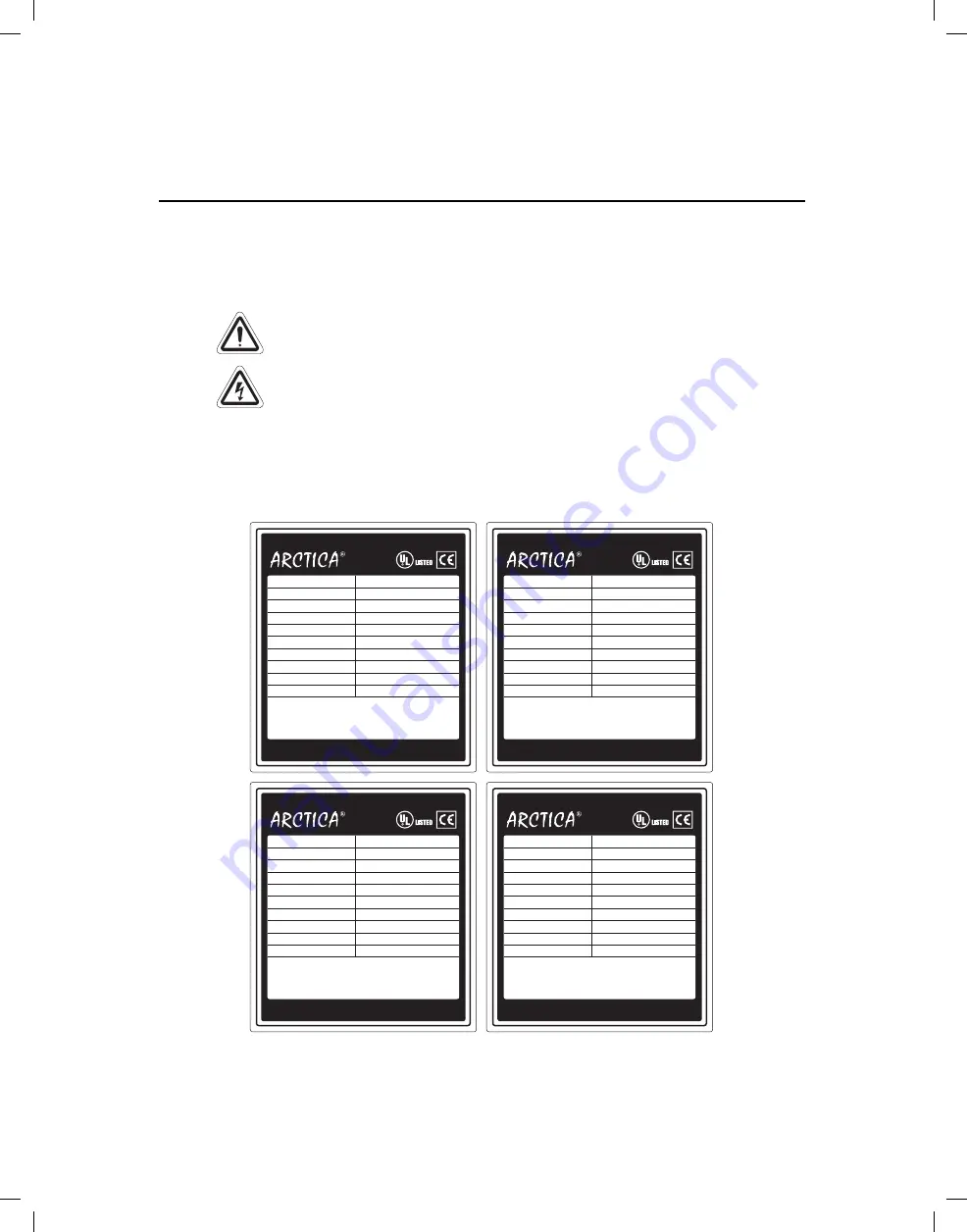 Arctica DBA-075 Owner'S Manual Download Page 5