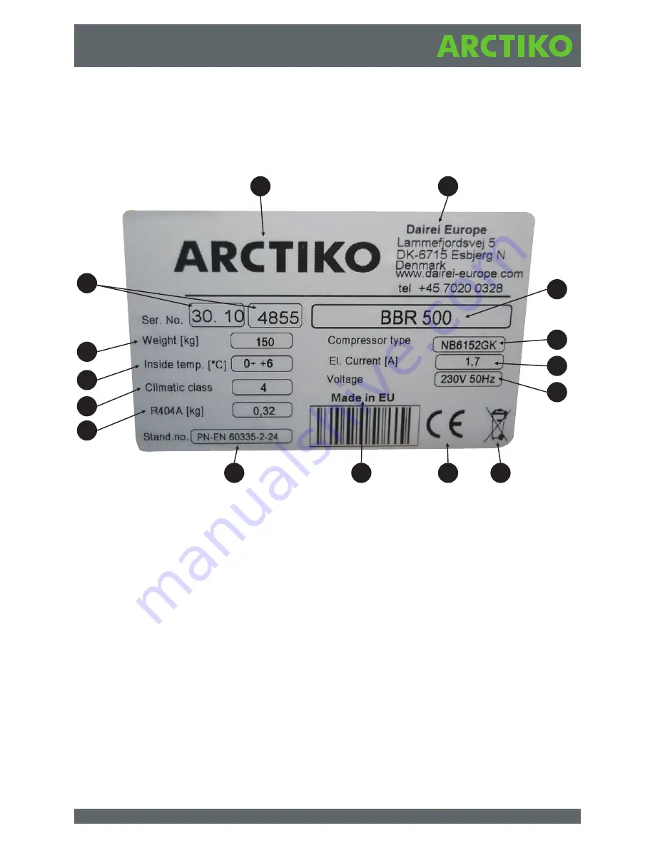 Arctiko BBR100 Operating Instructions Manual Download Page 28