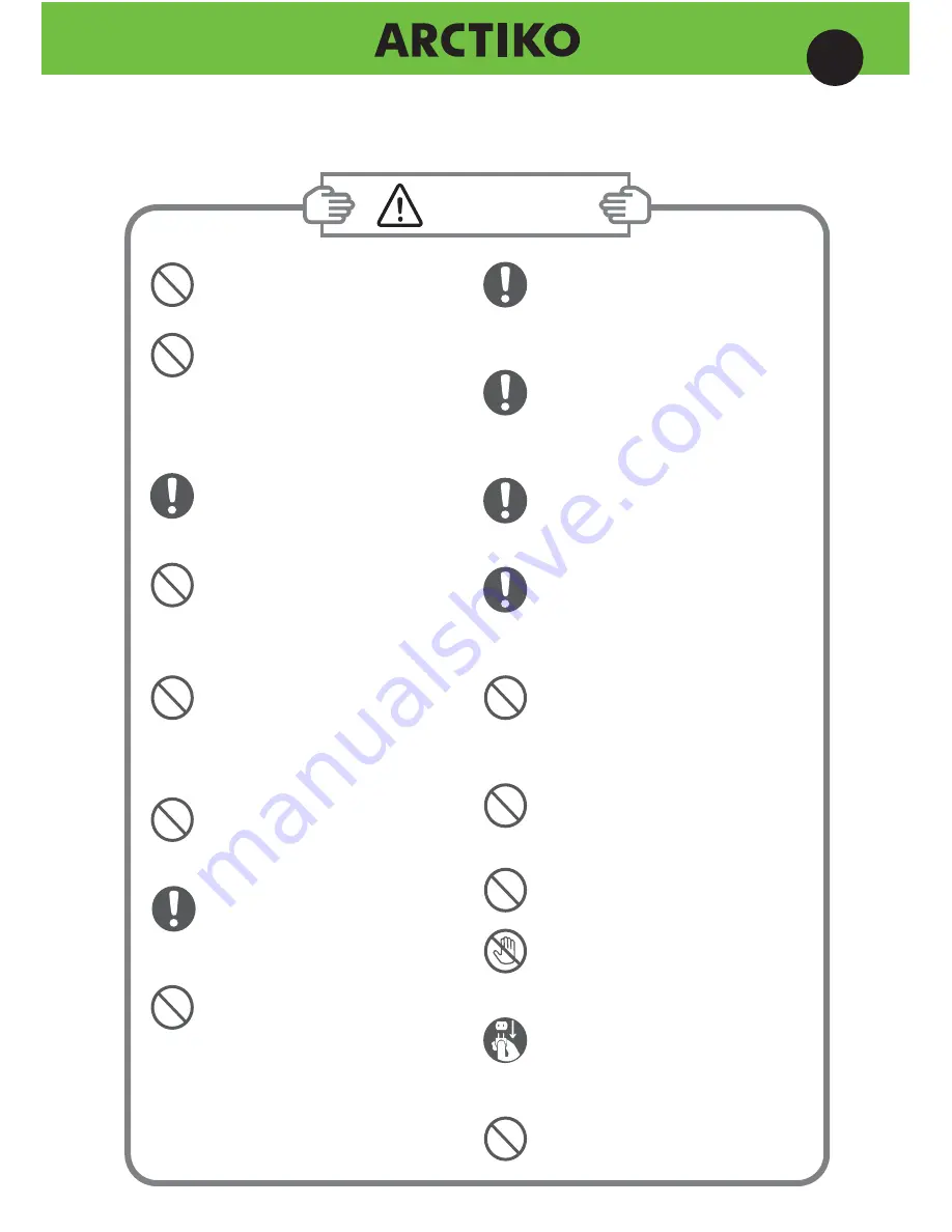 Arctiko CRYO 170-0 Operating Instructions Manual Download Page 10