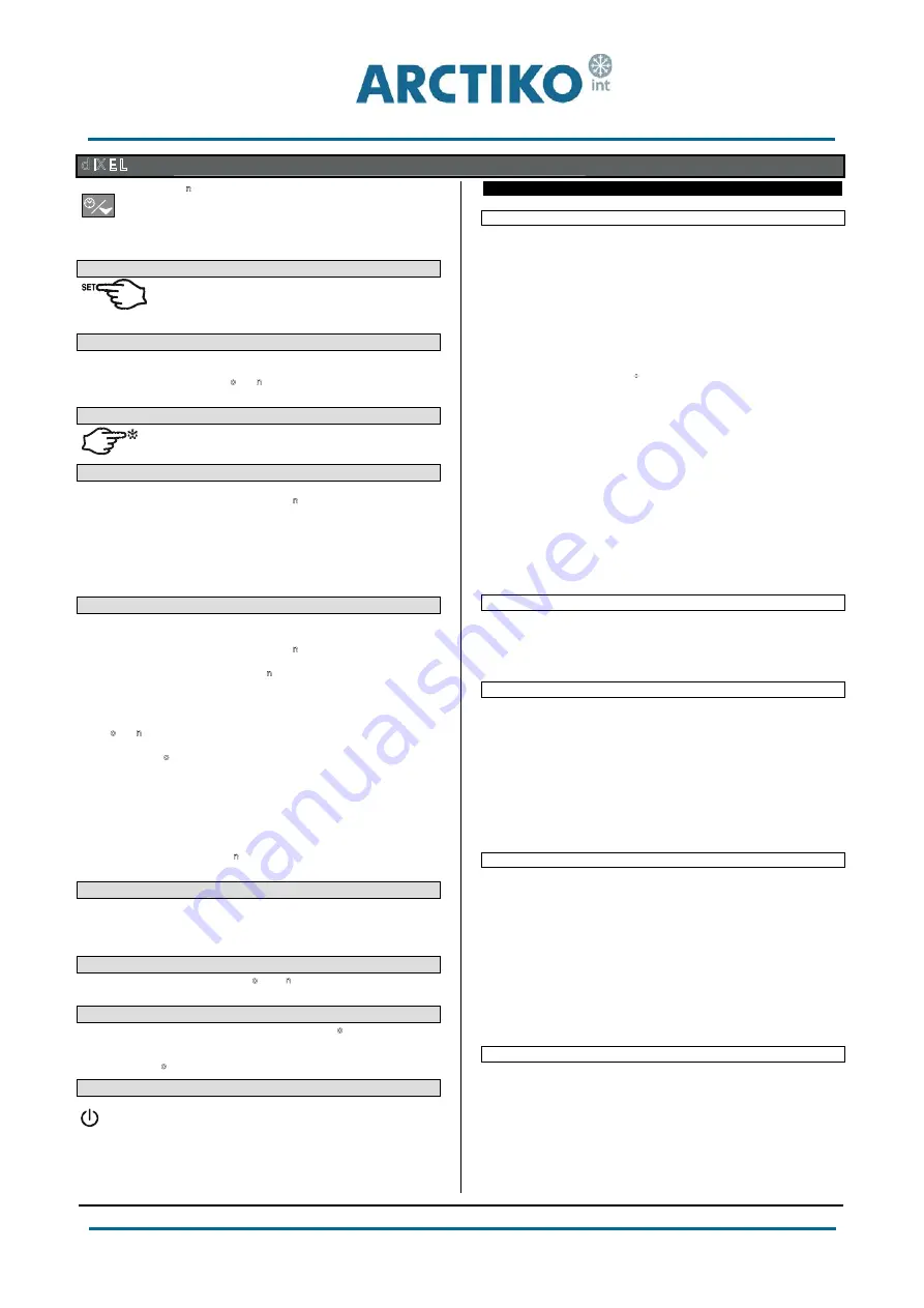 Arctiko SF SERIES Service Manual Download Page 42