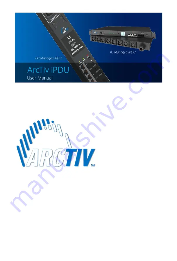 ArcTiv Technologies iPDU User Manual Download Page 1