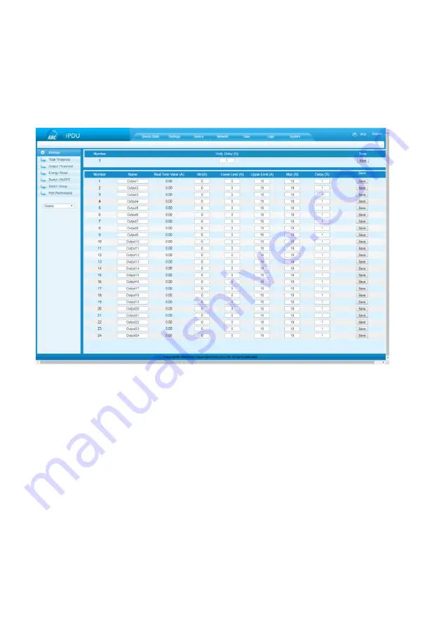 ArcTiv Technologies iPDU User Manual Download Page 16