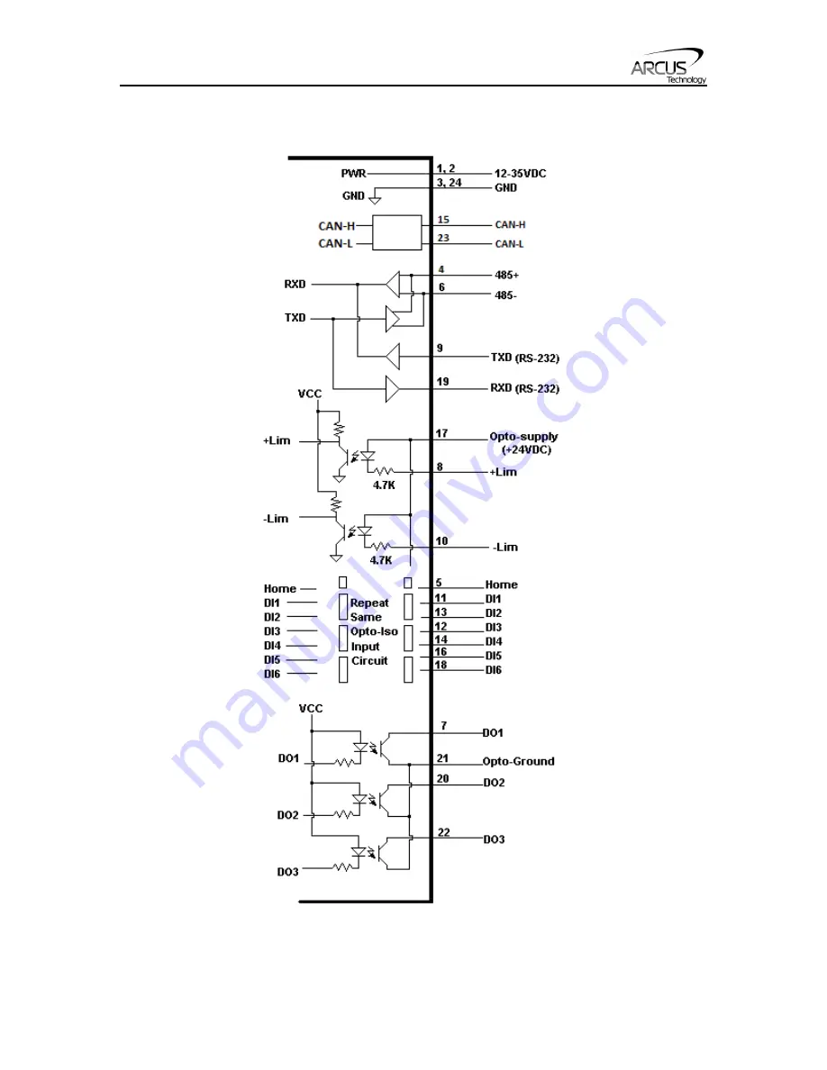 Arcus DMX-CAN-23 Manual Download Page 13