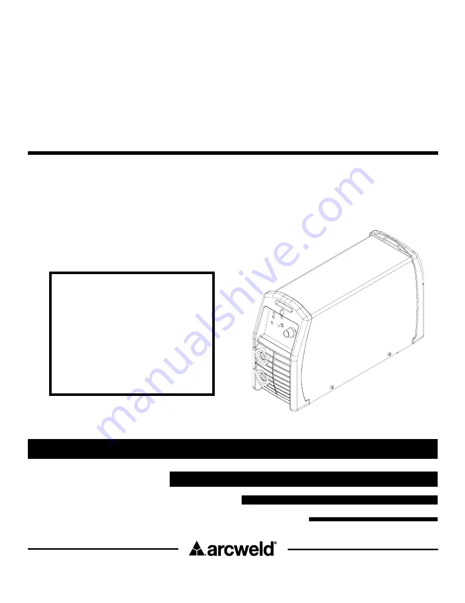 arcweld 130i-ST Operator'S Manual Download Page 1