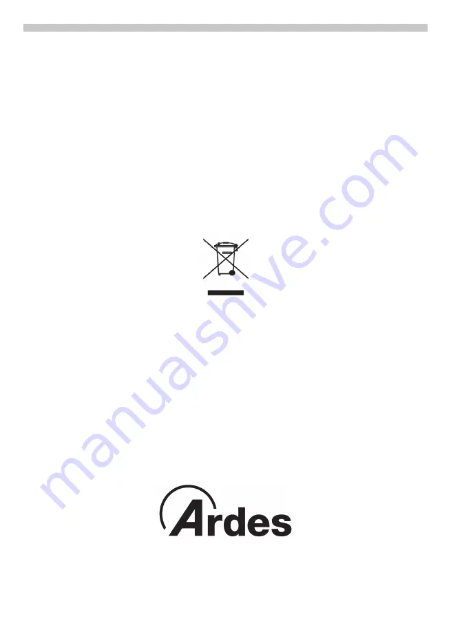 ARDES AR1D30 Instructions For Use Manual Download Page 30